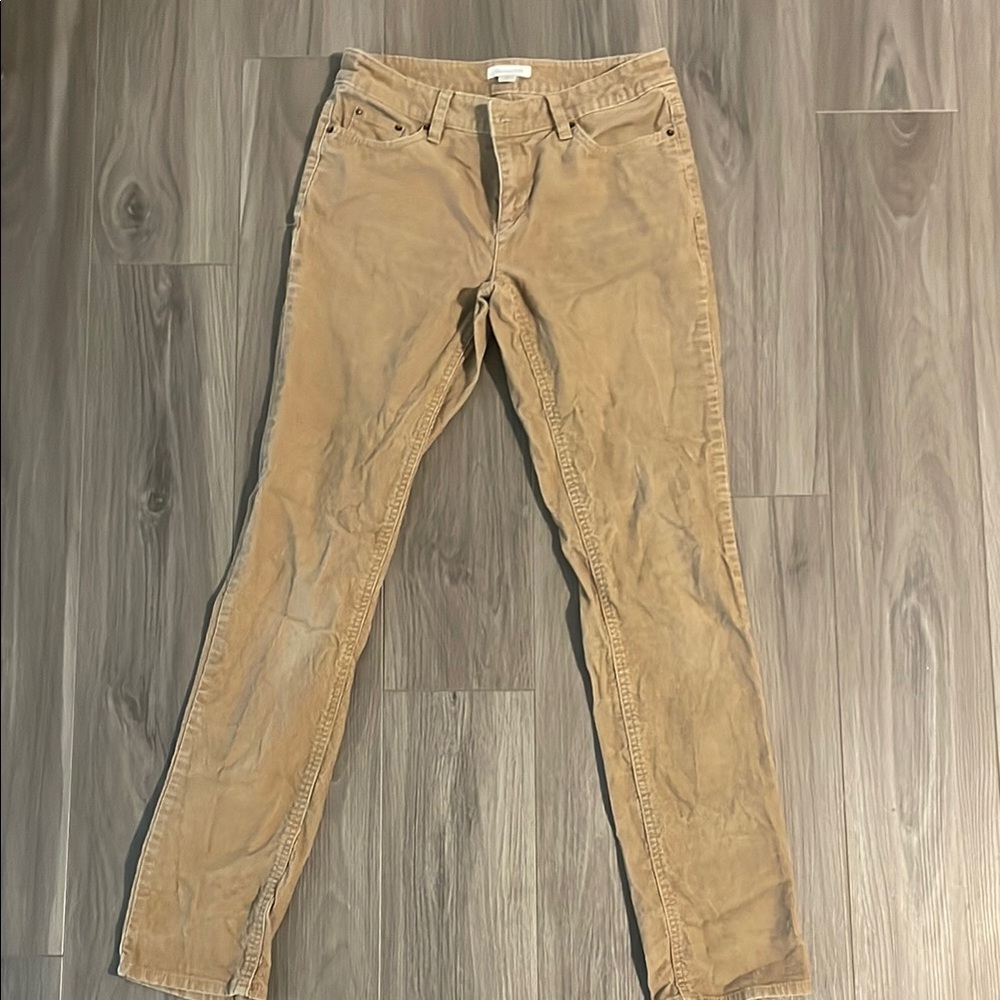 Garnet Hill Women's Tan Chinos